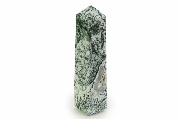 Polished Tree Agate Tower - India #343105